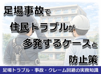 足場工事で住民トラブルが多発するケースと防止策