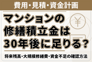 マンションの修繕積立金は30年後に足りる？将来残高・大規模修繕費・資金不足の確認方法